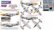 North-American P-51D MUSTANG 2 canopy masks (exterior and interior) + 3 insignia masks + decals #MXK32259
