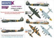  Montex Masks  1/32 Junkers Ju.88A-4 2 canopy masks (exterior and interior) + 4 insignia masks MXK32274