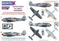 Focke-Wulf Fw.190A-5 2 canopy masks (outside and inside canopy masks) + 2 insignia masks + decals #MXK32294