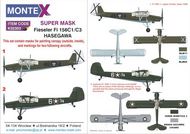  Montex Masks  1/32 Fieseler Fi.156C 'Storch' 2 canopy masks (outside and inside canopy masks) + 3 insignia masks MXK32303