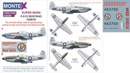 North-American P-51D Mustang 2 canopy mask (inside and outside canopy frame mask) + 3 insignia masks + decals #MXK32328