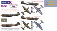 Curtiss P-40N Warhawk 2 canopy mask (inside and outside canopy frame mask) + 3 insignia masks + decals #MXK32356