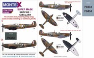  Montex Masks  1/32 Supermarine Spitfire Mk.I 2 canopy mask (inside and outside canopy frame mask) + 3 insignia masks + decals MXK32363