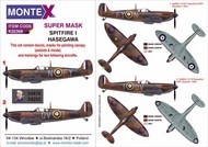  Montex Masks  1/32 Supermarine Spitfire Mk.I 2 canopy mask (outside & inside) + 2 insignia masks + decals MXK32368