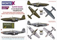North-American P-51B Mustang canopy mask (outside & inside) + 2 insignia masks + decals #MXK32373