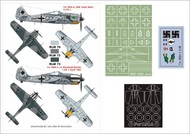 Focke-Wulf Fw.190A-4 2 canopy masks (exterior and interior) + 1 insignia masks + decals #MXK48139