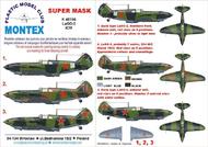 Lavochin LaGG-3 2 canopy masks (exterior and interior) + 1 insignia masks #MXK48166