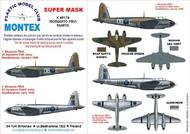de Havilland Mosquito Mk.VI 2 canopy masks (exterior and interior) + 2 insignia masks #MXK48174