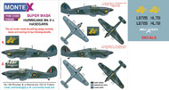 Hawker Hurricane Mk.II c 2 canopy masks (exterior and interior) + 1 insignia masks + decals #MXK48220
