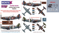 Dewoitine D.520 2 canopy masks (exterior and interior) + 1 insignia masks + decals #MXK48237