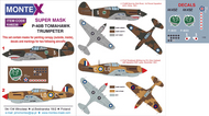  Montex Masks  1/48 Curtiss P-40B Tomahawk 2 canopy masks (exterior and interior) + 1 insignia masks + decals MXK48238