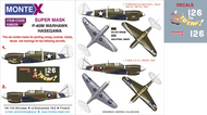  Montex Masks  1/48 Curtiss P-40M 2 canopy masks (exterior and interior) + 1 insignia masks + decals MXK48239