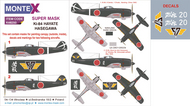  Montex Masks  1/48 Nakajima Ki-84 FRANK 2 canopy masks (exterior and interior) + 1 insignia masks MXK48250