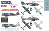  Montex Masks  1/48 Focke-Wulf Fw.190F-8 2 canopy masks (exterior and interior) + 1 insignia masks + decals MXK48261