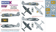 Focke-Wulf Fw.190A-5 2 canopy masks (outside and inside canopy masks) + 1 insignia masks + decals #MXK48276