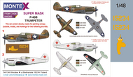  Montex Masks  1/48 Curtiss P-40B Tomahawk Masks MXK48300