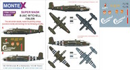  Montex Masks  1/48 North-American B-25C Mitchell (designed to be used with Italeri kits) 2 canopy mask (inside and outside canopy frame mask) + 2 insignia masks + decals MXK48328