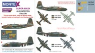  Montex Masks  1/48 Douglas A-20B Boston 2 canopy mask (inside and outside canopy frame mask) + 2 insignia masks + decals (designed to be used with Italeri kits) MXK48350
