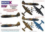  Montex Masks  1/48 Bristol Blenheim Mk.IF RAF Masks MXK48370