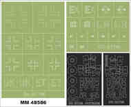 Dornier Do.217M-1 2 canopy masks (outside & inside) + 2 insignia masks #MXMM48586