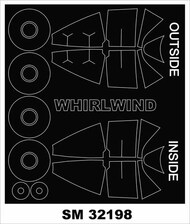 Westland Whirlwind Mk.I (outside-inside) Masks* #MXSM32198