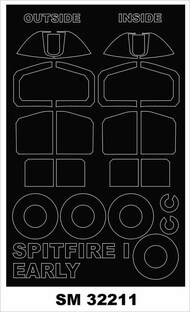 Supermarine Spitfire Mk.I EARLY Masks #MXSM32211