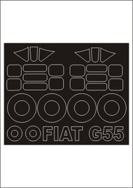 FIAT G.55 (exterior and interior) canopy masks #MXSM48280