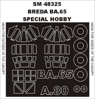 BREDA BA.65 (exterior and interior) canopy masks #MXSM48325