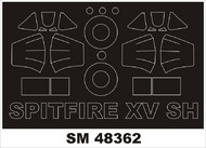 Supermarine Seafire Mk.XV (exterior and interior) canopy masks #MXSM48362