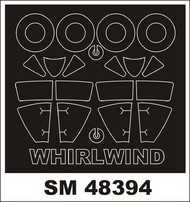 Westland Whirlwind canopy masks #MXSM48394