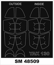  Montex Masks  1/48 Yakovlev Yak-130 (outside, inside) Masks MXSM48509
