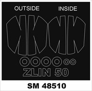  Montex Masks  1/48 ZLIN Z-50L (outside, inside) Masks MXSM48510