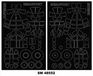 BRISTOL BEAUFORT Mk.I Masks (outside, inside) #MXSM48552