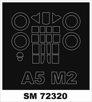 Mitsubishi A5M2b 'Claude' (outside) Masks #MXSM72320