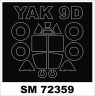 YAK-9D Masks (outside) #MXSM72359