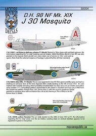  Moose Republic Decals  1/32 J 30 de Havilland Mosquito NF Mk.XIX RBDS32004