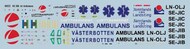  Moose Republic Decals  1/48 AS-365 Ambulance RBDS48023