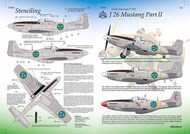  Moose Republic Decals  1/72 J 26/S 26 North-American P-51D Mustang part 2 RBDS72006