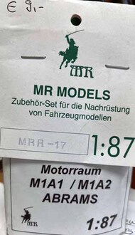  MR Models  1/87 Turbine & Motorraum M1A1 M1A2 MRR17