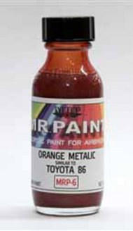  MRP/Mr Paint  NoScale Orange Metalic Toyota GT86 30ml (for Airbrush only) MRP006