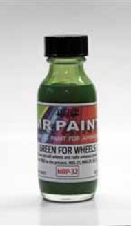  MRP/Mr Paint  NoScale Green (wheels hubs & antenna covers) Russian AF 30ml (for Airbrush only) MRP032
