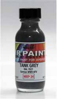  MRP/Mr Paint  NoScale Tank Grey RAL7021 30ml (for Airbrush only) MRP034