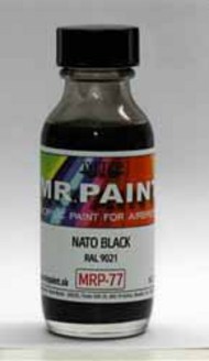 Nato Black RAL9021 30ml (for Airbrush only) #MRP077