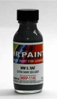  MRP/Mr Paint  NoScale WW2 RAF Extra Dark Sea Grey BS640 30ml (for Airbrush only) MRP114