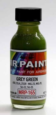 MRP/Mr Paint  NoScale MRP165 - Grey Green Mig 23, Mig 29, Su 22, Su 25 30ml (for Airbrush only) MRP165
