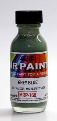  MRP/Mr Paint  NoScale MRP168 - Grey Blue - Mig 23, Mig 29, Su 22, Su 25 30ml (for Airbrush only) MRP168
