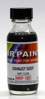 MRP180 - Exhaust Soot - Matt Clear 30ml (for Airbrush only) #MRP180
