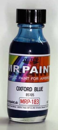  MRP/Mr Paint  NoScale MRP183 - Oxford Blue BS105 30ml (for Airbrush only) MRP183