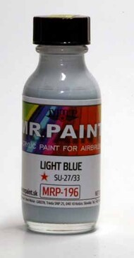  MRP/Mr Paint  NoScale MRP196 - Light Blue Su27/33 Russian AF-Pale Camo 30ml (for Airbrush only) MRP196