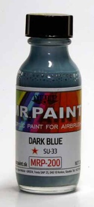  MRP/Mr Paint  NoScale MRP200 - Dark Blue Su-33 Russian AF 30ml (for Airbrush only) MRP200